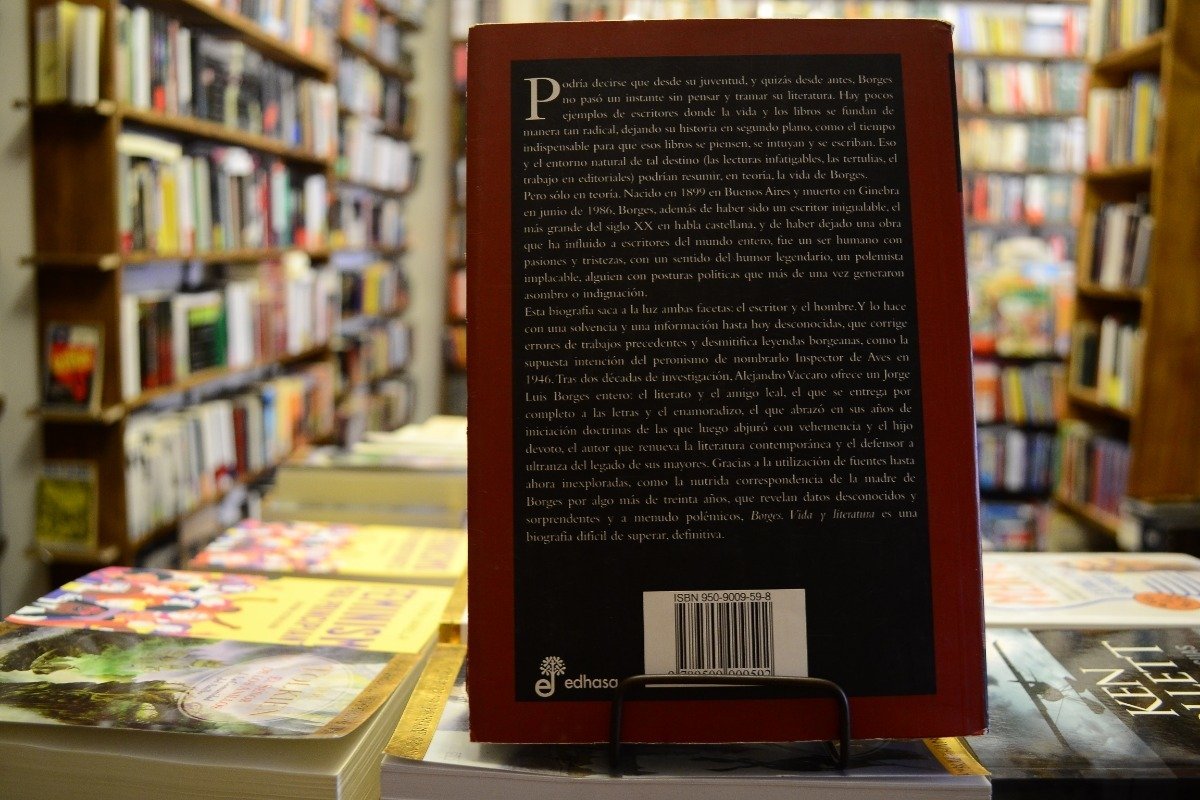 Borges. Vida Y Literatura. Alejandro Vaccaro. - Imagen 3