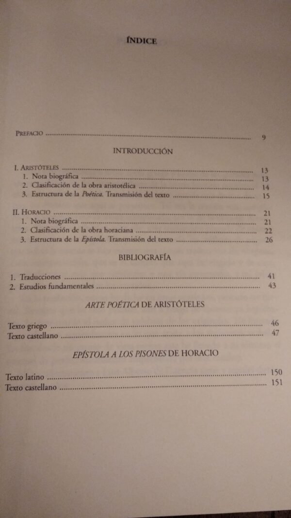 Artes Poéticas. Aristóteles - Horacio. - Imagen de 4