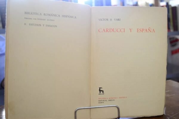 Carducci Y España. Victor B. Vari. - Imagen de 4