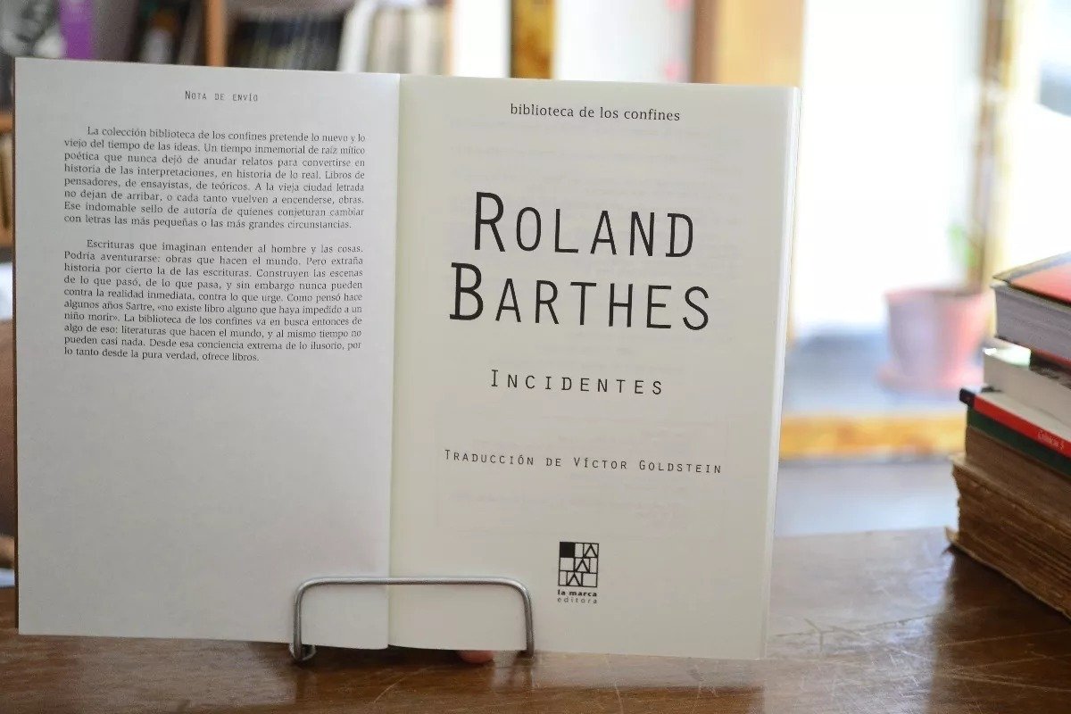 Incidentes. Roland Barthes. - Imagen 3