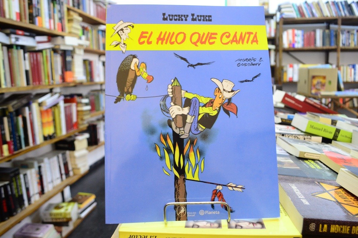 Lucky Luke 9 El Hilo Que Canta. Morris Y Goscinny. - Imagen 2